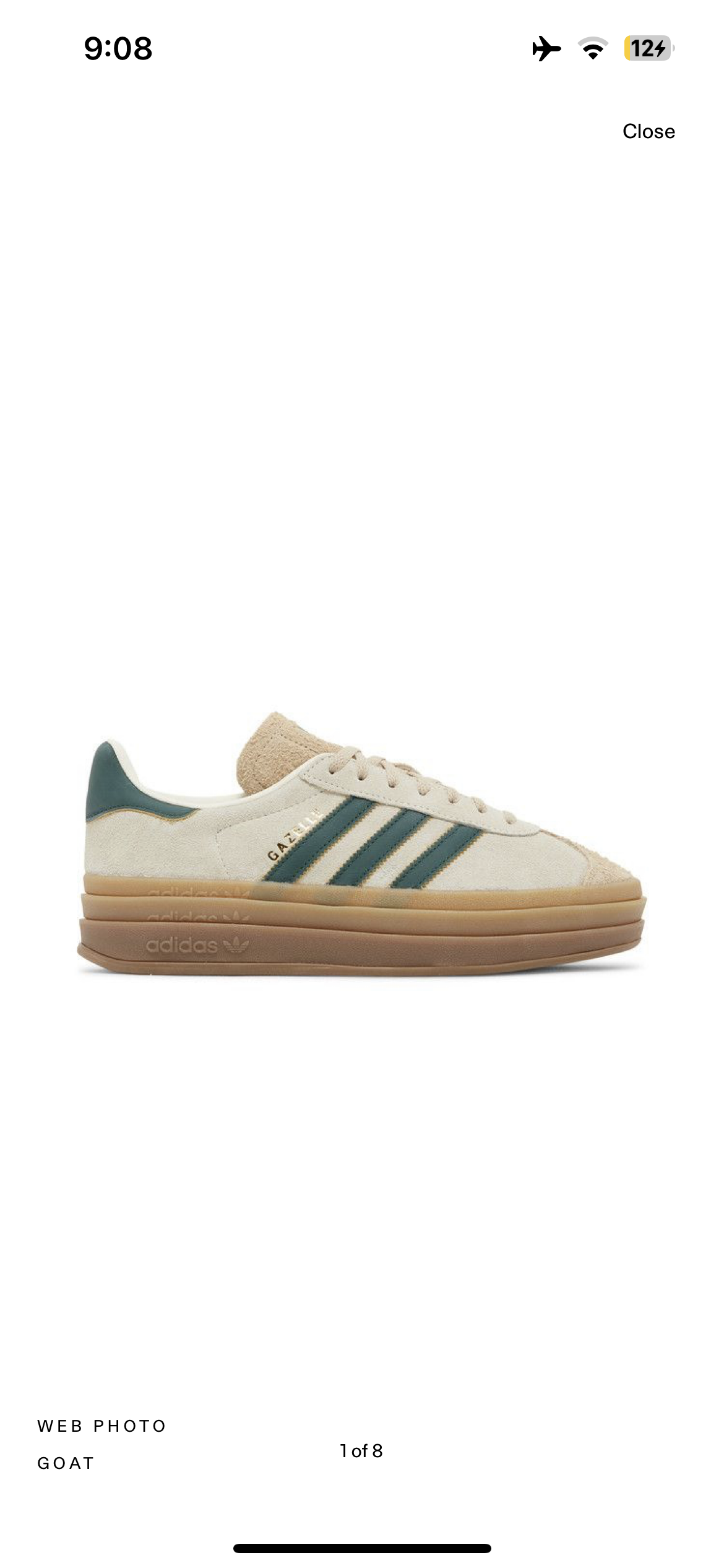 Gazelle Bold ‘Cream Collegiate Green’