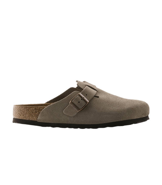 Birkenstock Soft Footbed Suede Narrow Fit “Taupe”